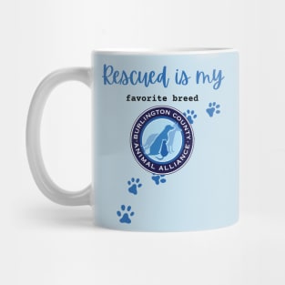 BCAA - Rescued is my Favorite Breed Mug